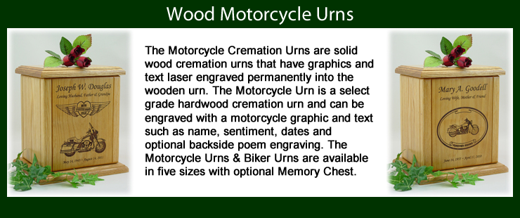 Motorcycle Urns