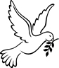 Peace Dove Urn